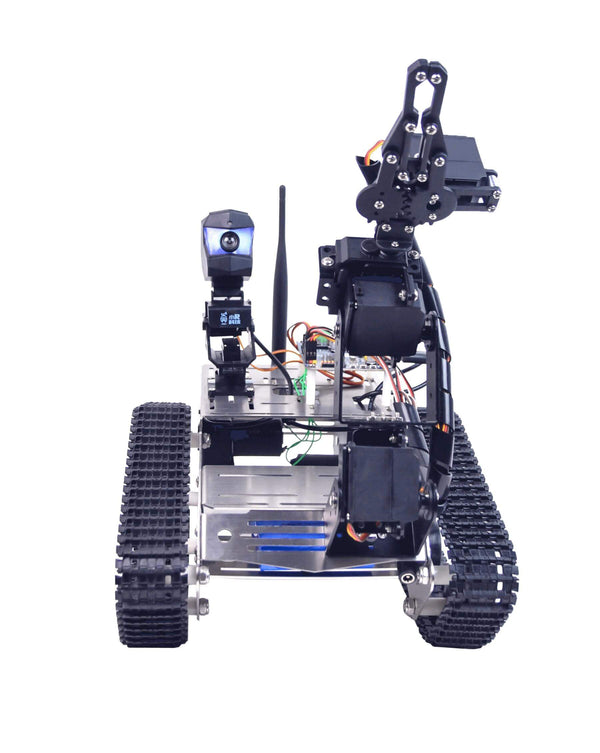 Arduino mega 2560 TH smart robot tank with robotic arm