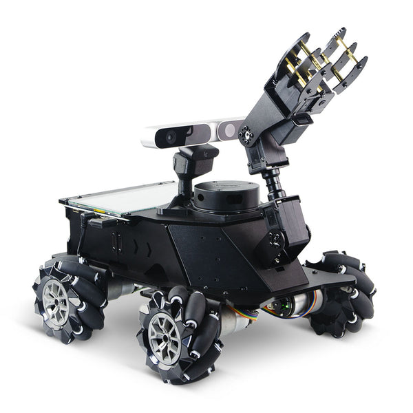 MROS Lidar smart robot car with robotic arm