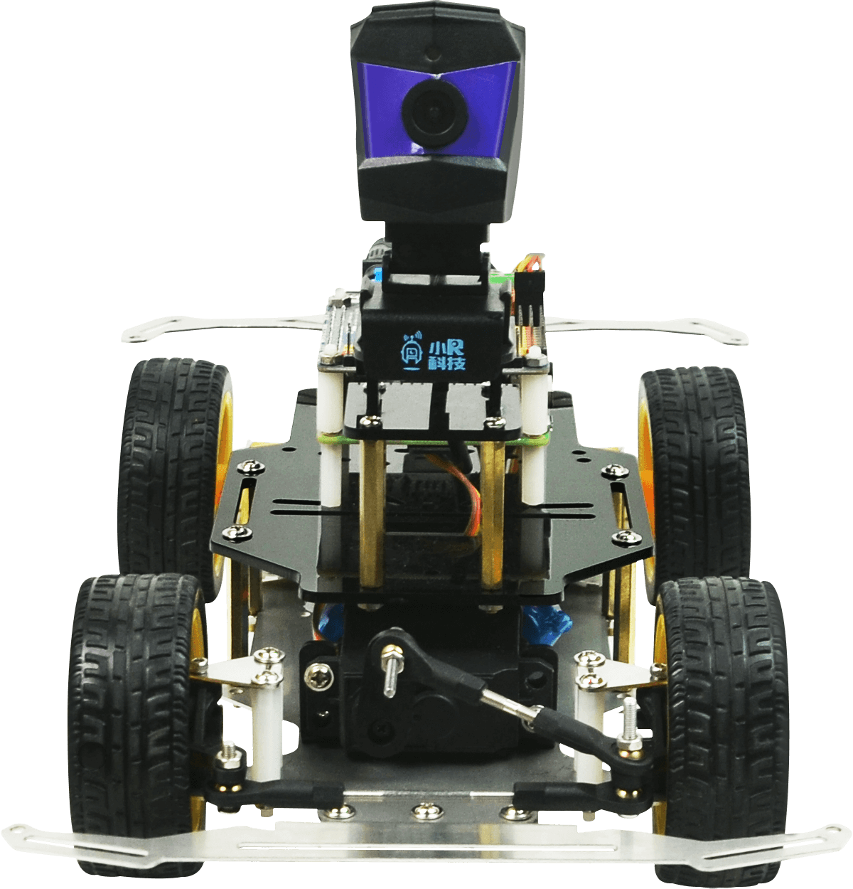 XR-F1  Raspberry Pi deep learning Programmable Self Driving Smart Robot Car another angle