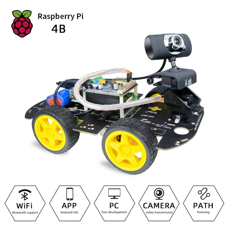 Raspberry Pi AI visual smart robot car