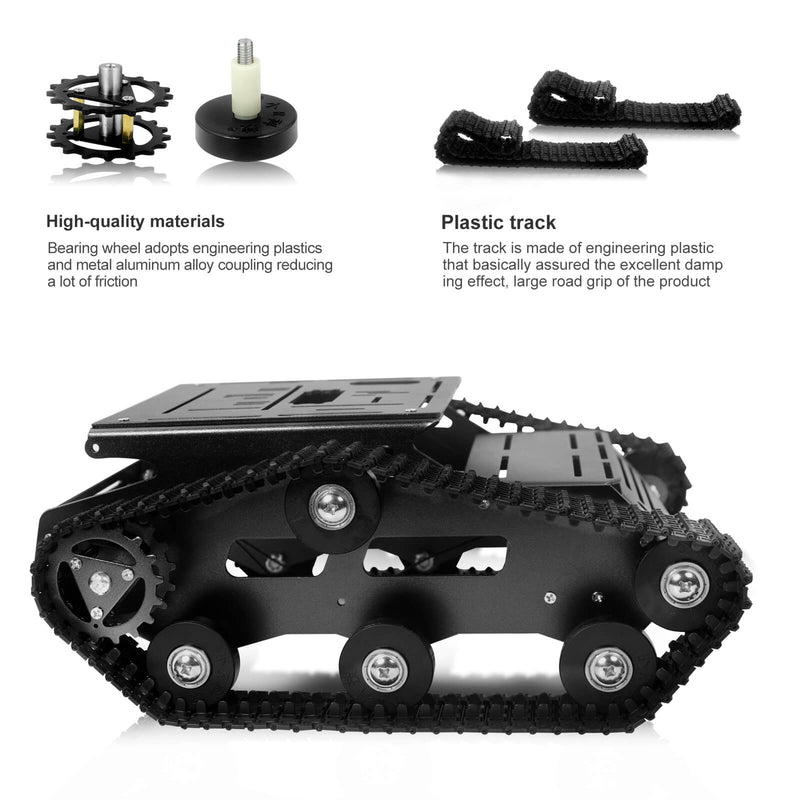 black TH robot tank chassis parts introduction