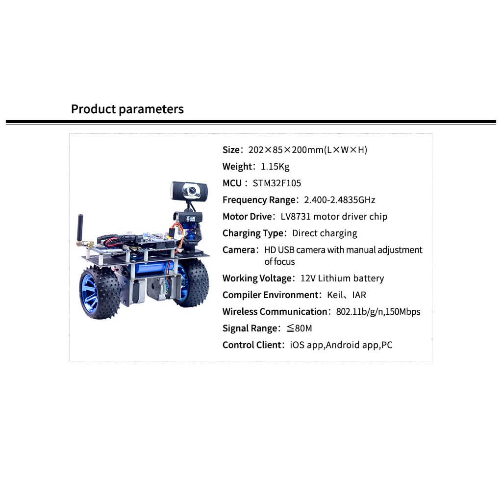 XiaoR GEEK STM32 Self-balancing Programmable Robot Car