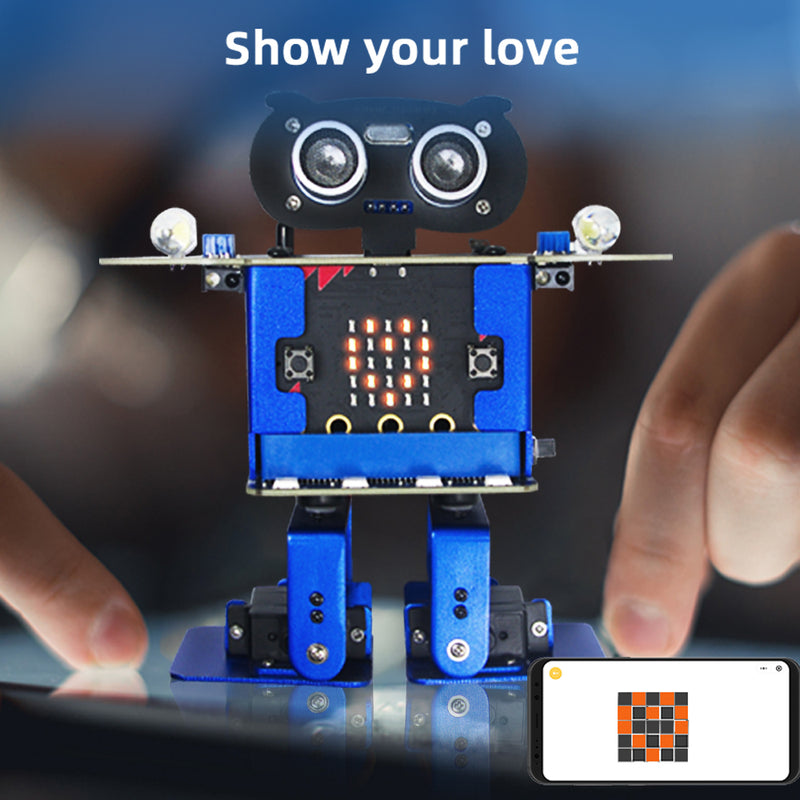 Happybot K12 stem educational robot kit for micro：bit programming