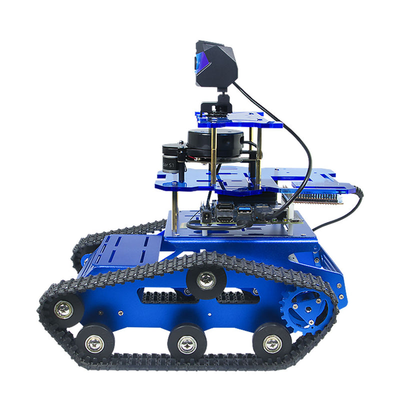 Jetson nano lidar programmable smart robot tank car