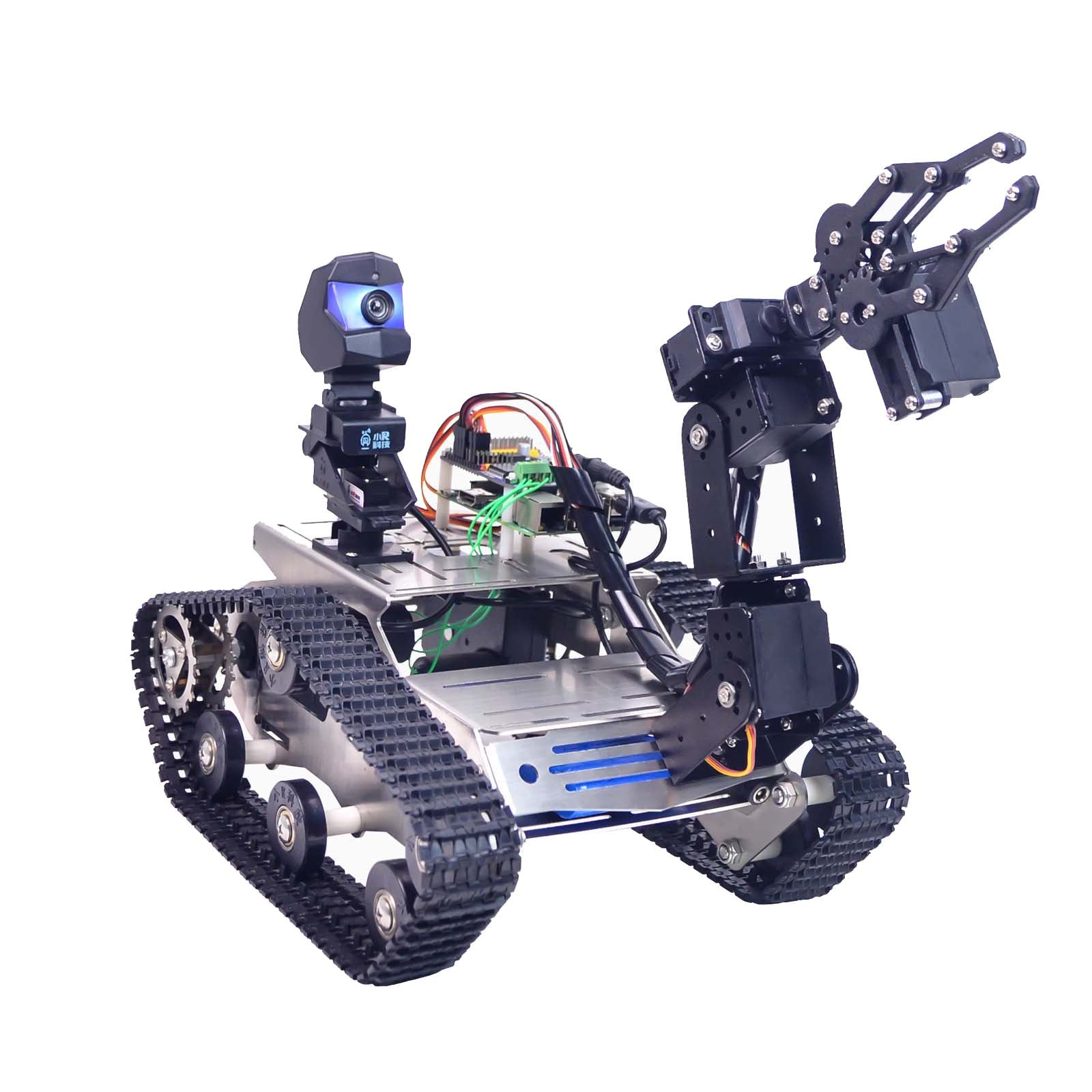 Wireless video transmission TH smart programmable robot tank