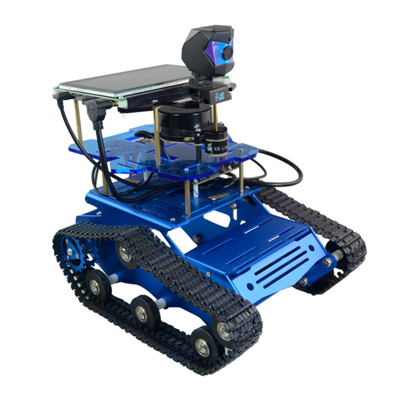ros lidar programmable smart robot tank car with Jetson nano