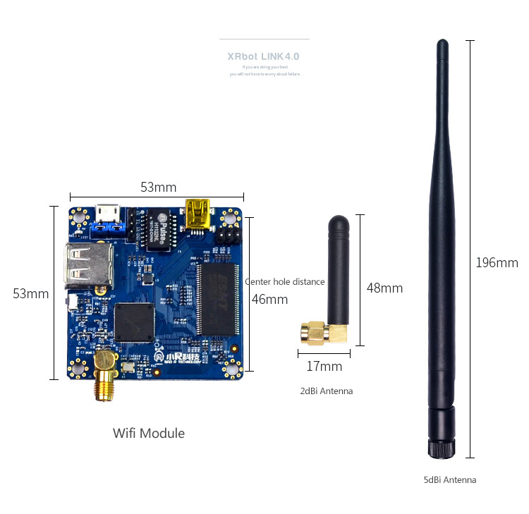 wifi module and antenna parameter